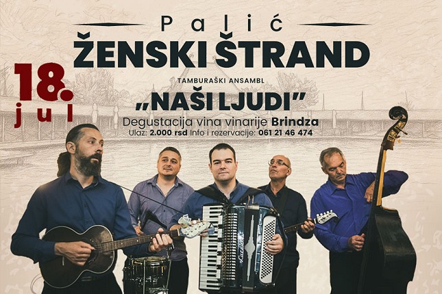 Veče tamburaša i vina na Ženskom štrandu – muzika, meze i uživanje pod zvezdama