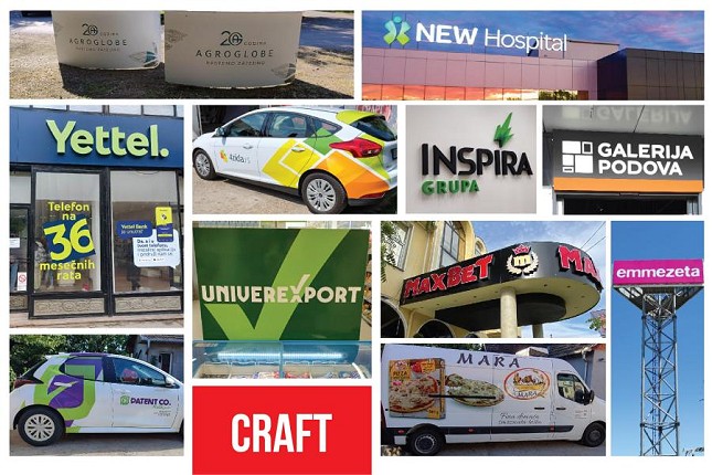 Craft marketing - kreativna rešenja za brendiranje i reklame