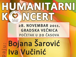Humanitarni koncert "Kola srpskih sestara" u ponedeljak