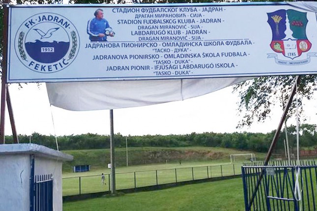Stadion Jadrana u Feketiću poneo ime čuvenog fudbalera i trenera