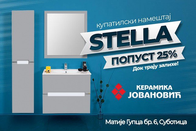 Najprodavaniji komplet nameštaja "Stella" na akciji u "Keramici Jovanović"
