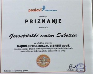 Gerontološki centar među najboljima