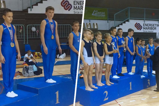 Odlični rezultati gimnastičara Spartaka na dva takmičenja u Mariboru