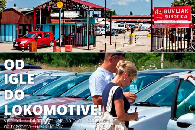 Na subotičkom Buvljaku 50 odsto kupaca iz susedne Mađarske