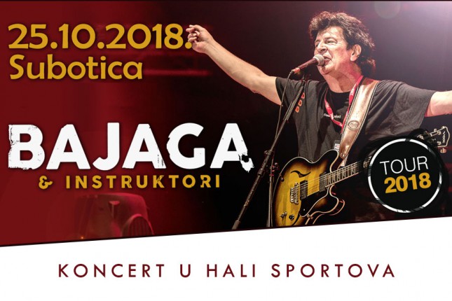 Bajaga i Instruktori 25. oktobra u Hali sportova