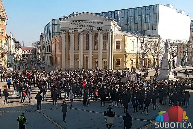 Održan protest u centru grada