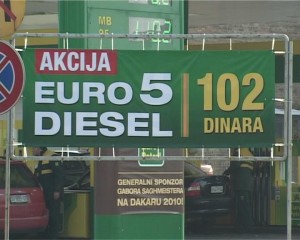 Eurodizel po ceni od 102 dinara