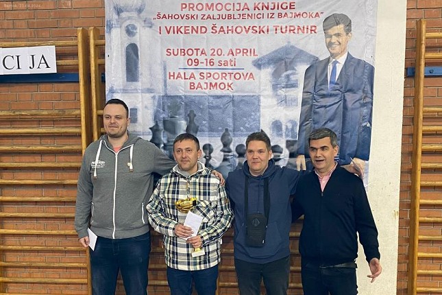 U Bajmoku održan 2. "Memorijal dr Čedomir Đuketić" u šahu