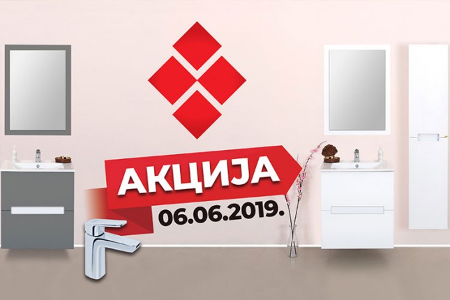 Akcija kupatilskog nameštaja "Keramike Jovanović"