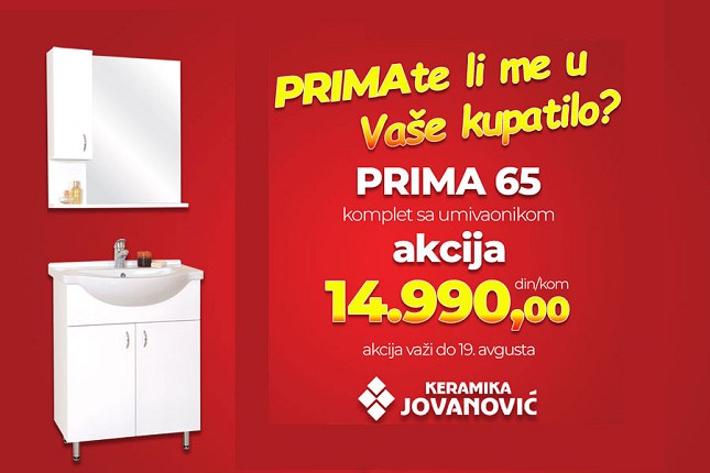 Najtraženiji klasični model kupatilskog elementa po akcijskoj ceni u salonu "Keramike Jovanović"