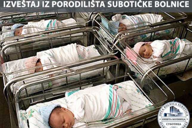Nedeljni izveštaj iz porodilišta Opšte bolnice u Subotici (20 - 27. januar)