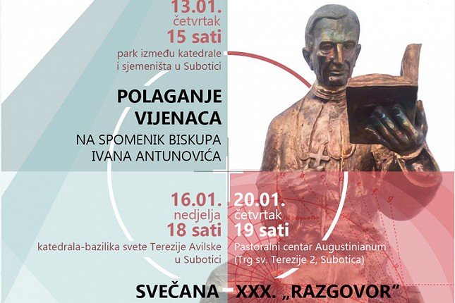 Program obeležavanja "Dana biskupa Ivana Antunovića"
