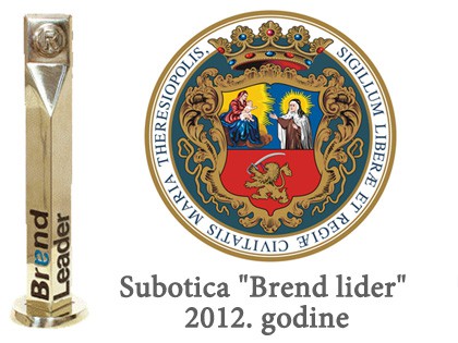 Subotica "Brend lider" 2012. godine