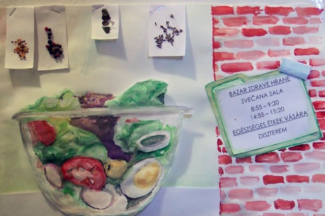 U Gimnaziji održan Bazar zdrave hrane