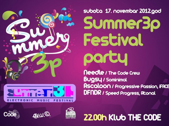 Summer3p festival žurka