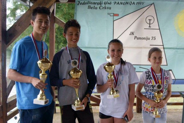 Pet medalja za Jedriličarski klub "Reful" na dve regate