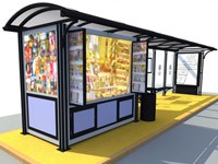 Autobuska stajališta, po evropskom principu