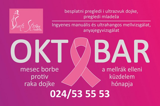 Besplatni pregledi mladeža i grudi do kraja oktobra