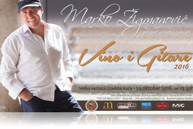 Koncert "Vino i gitare" u ponedeljak