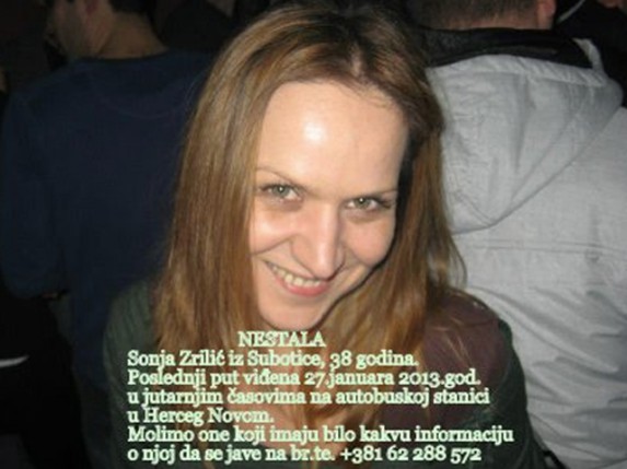 Pronađena Subotičanka Sonja Zrilić - živa i zdrava!