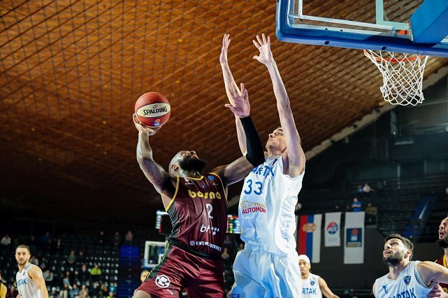 Košarka: Spartak ispustio 25 poena prednosti: Bosna slavila posle preokreta (86:93)