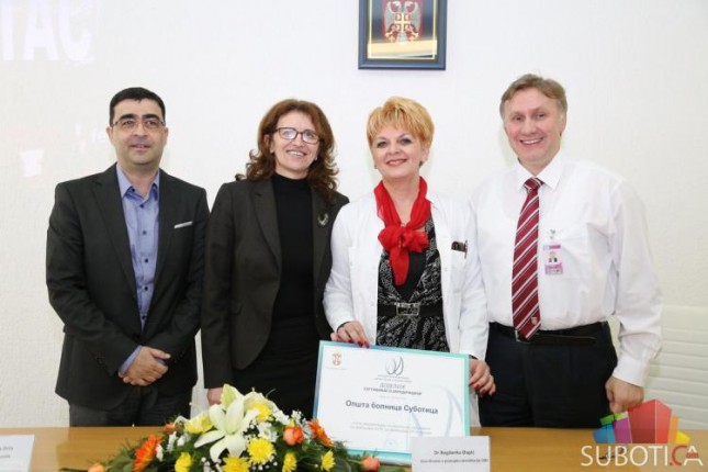 Opšta bolnica Subotica dobila akreditaciju