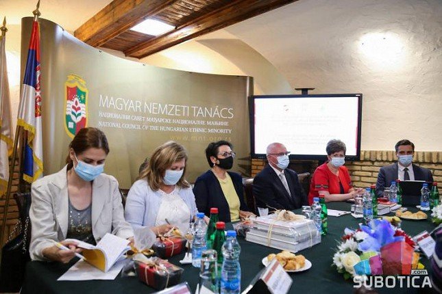 Ministarka Čomić razgovarala i sa predstavnicima Mađarskog nacionalnog saveta