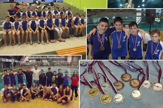 Plivači Spartaka osvojili preko 60 medalja na Zimskom prvenstvu Vojvodine