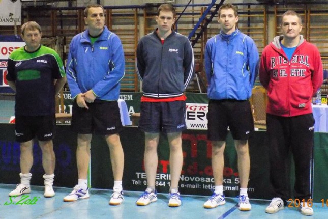 Stonoteniseri Spartak STOSS-a savladali Temerin (2:4)