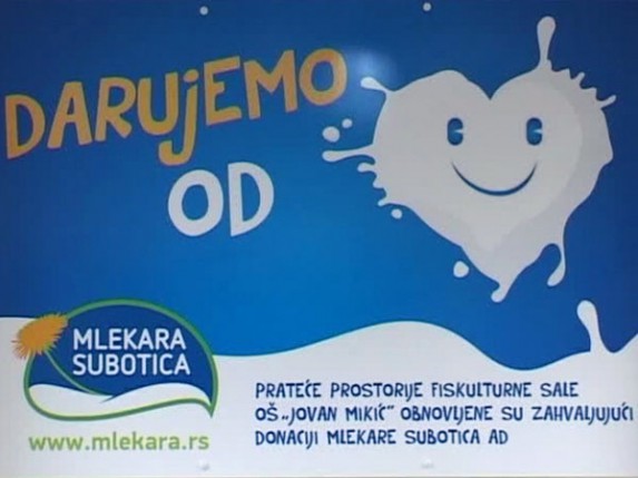 “Mali poklon za velika dela” Mlekare Subotica