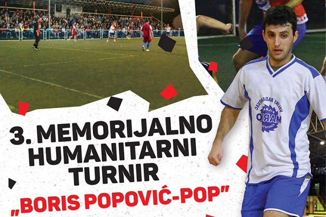 U toku prijave za 3. Memorijalni humanitarni turnir "Boris Popović Pop"