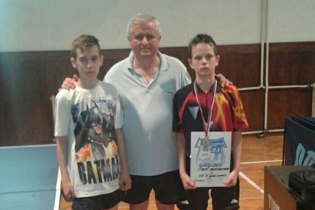 Aleksandar Čokić drugi na stonoteniskom Top12 za mlađe kadete