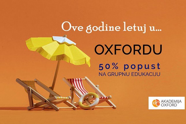 Veliki letnji popust do čak 50 odsto na "Akademiji Oxford" na ubrzane grupne kurseve jezika