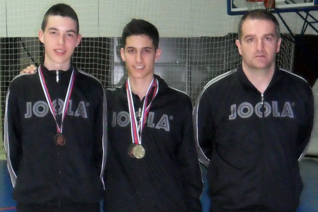 Odličan nastup Spartakovih stonotenisera juniora