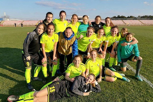 Fudbal: "Golubice" slavile na startu drugog dela prvenstva.