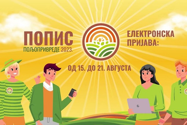 Počela prijava anketara za učešće u popisu poljoprivrednih gazdinstava