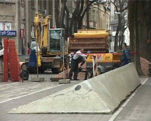 Nastavljeni radovi na platou Zorana Đinđića