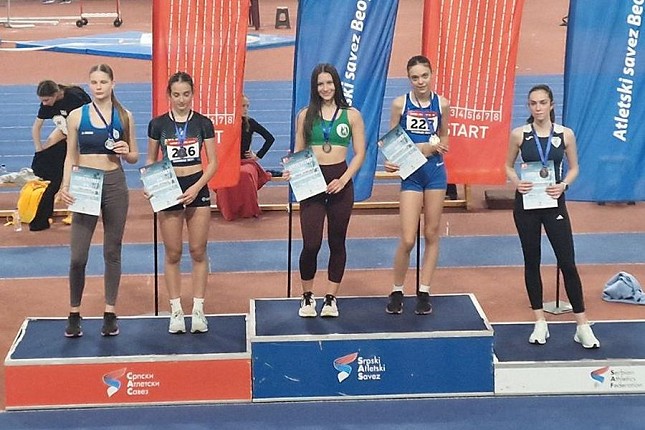 Atletika: Odlični rezultati Spartakovog podmlatka u Beogradu, Mia donela zlato