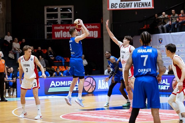 Košarka: Dva produžetka i gorka završnica: Spartak poražen u Beču