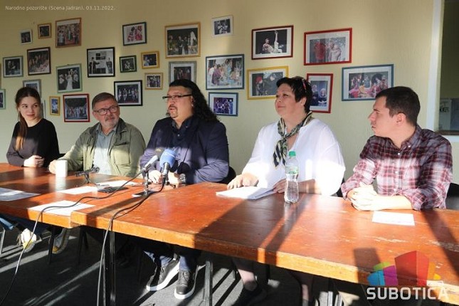 Predstava Drame na mađarskom jeziku "Ne mogu da živim bez muzike" premijerno 8. novembra