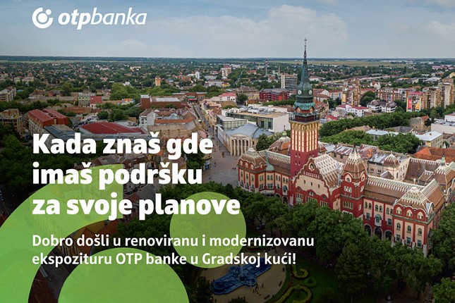 Od danas modernizovana ekspozitura OTP banke na staroj adresi