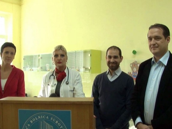 Donacija Procredit banke pedijatriji  Opšte bolnice u Subotici
