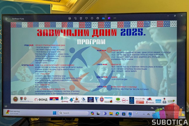 Zavičajni dani u nedelji pred nama - očuvanje tradicije i kulture Srba preko Drine