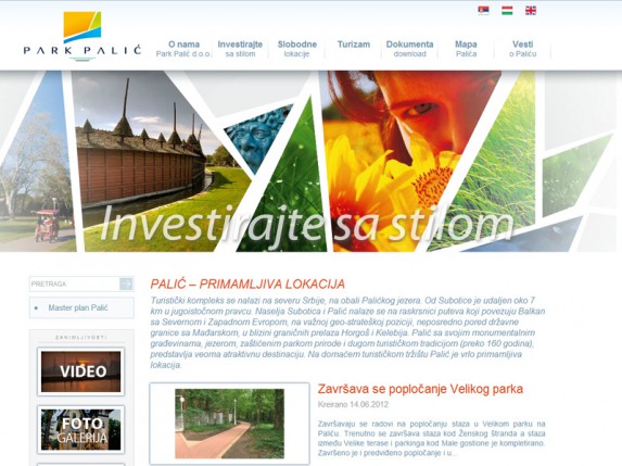 Rekonstruisan sajt JKP Park Palić