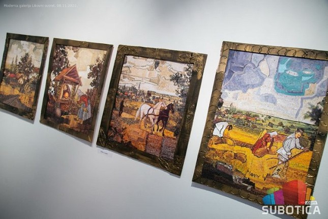 Otvorena izložba "Jesenja rapsodija" - u Savremenoj galeriji izložena dela korisnika Gerontološkog centra