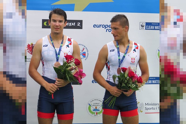 Veslanje: Sergej Čipak deo bronzanog dvojca na Evropskom prvenstvu za juniore