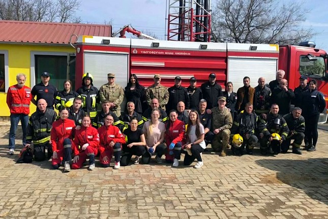 Delegacija Nacionalne garde Ohaja u poseti subotičkim vatrogascima