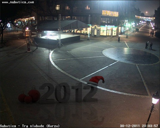 Doček Nove godine na Trgu