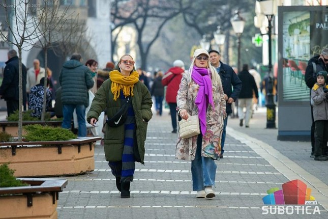 Temperaturni rolerkoster, od srede temperature iznad proseka
