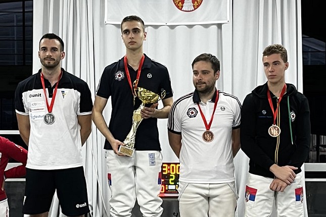 Mačevanje: Ekipa Spartaka osvojila 5 medalja na Prvenstvu Srbije